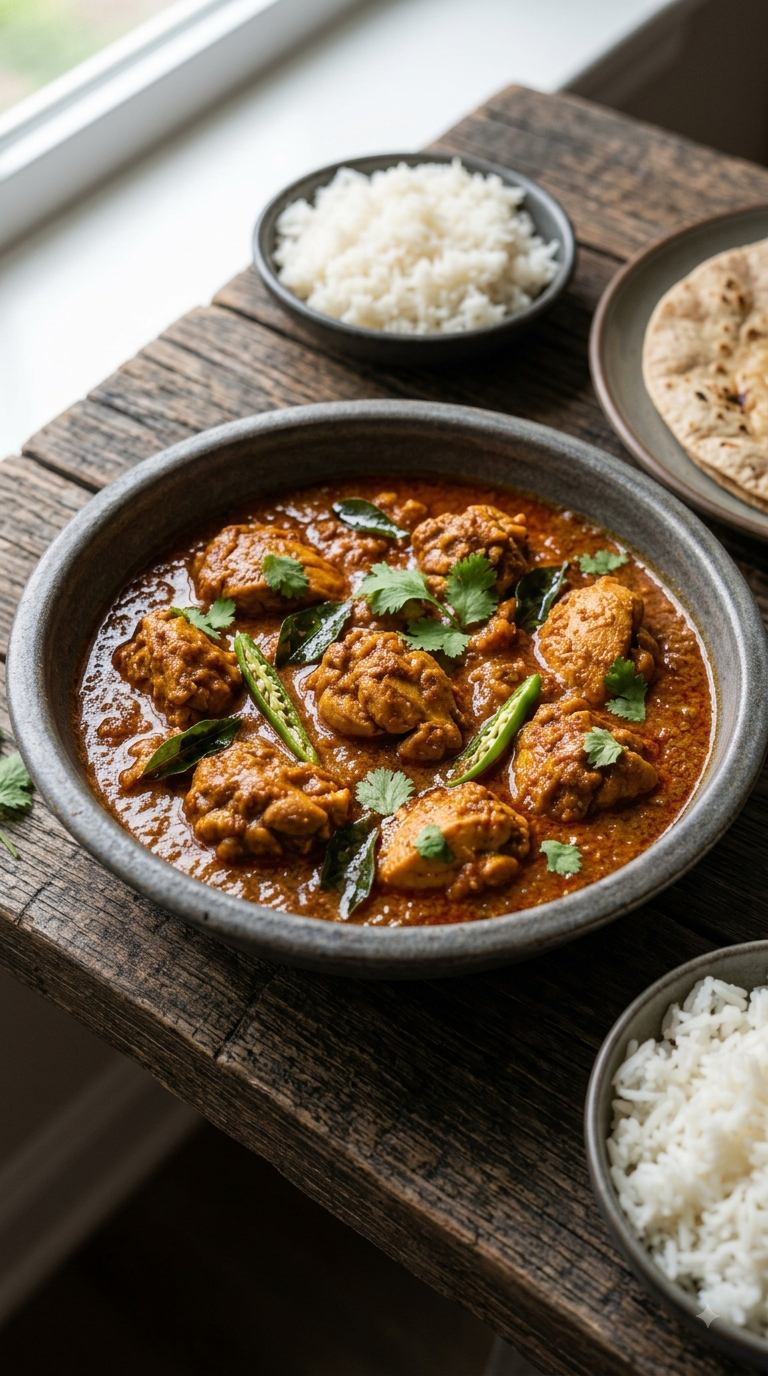 Andhra Boneless Chicken Curry